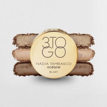 Imagem de Trio de Sombras Nádia Tambasco By Océane - 3 To Go Palette Blast 7,8g 