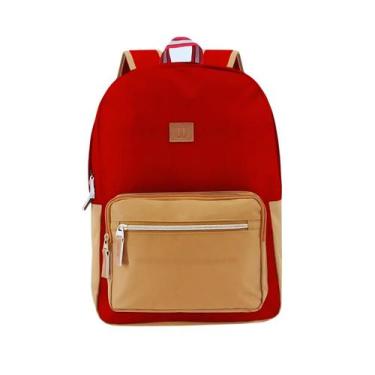 Imagem de Mochila Em Poliester Wilson Vermelha E Marrom 65AF002R