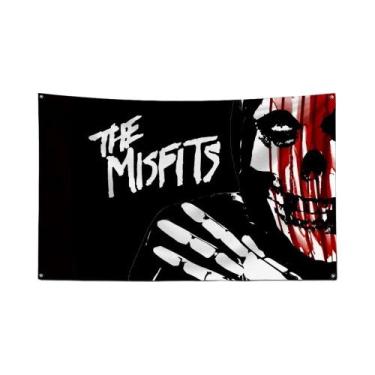 Imagem de Rock Band M-misfits 3x5 Ft Bandeira De Impressão Digital De Poliéster 