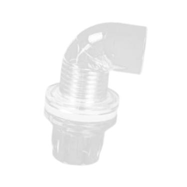 Imagem de Fenteer Conector de mangueira de aquário, adaptador de mangueira de aquário, conversor de acrílico transparente à prova de vazamentos, acessório de, Cotovelo de 20 Mm