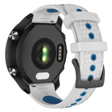 Imagem de OVERSTEP Pulseira de relógio Garmin Forerunner 245/Forerunner 645, pulseiras de substituição de 20 mm para relógio inteligente Venu/Venu SQ/Venu SQ2/Venu 2 Plus/Forerunner 158/165/55/Vivoactive 3