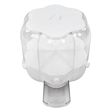 Imagem de Generic Dispensador de Arroz, Caixa de Cereais de Grande Capacidade, Fácil de Recarregar, 360 Graus para Alimentos (Branco 6,5 kg / 14,33lb)