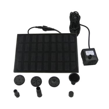 Imagem de Ioensy Bomba de água solar Bomba solar para lago Fácil instalação, fonte de banho para pássaros à prova d'água versátil para pátio externo Piscina
