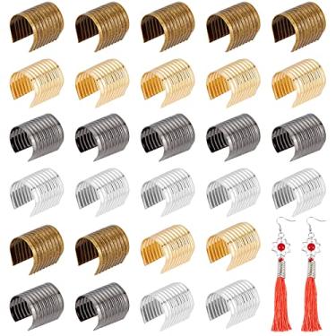 Imagem de PH PandaHall 200 Peças De Clipe Metal Para Extremidade, 4 Cores, Corda Couro Grande, Prendedor Cordão Crimpagem Fazer Joias, Pulseira Juta, Colar, Borla Macramê, Artesanato Faça Você Mesmo