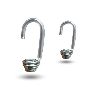 Imagem de 50 Gancho Multiuso Elástico Ponteiro Suporte De Ferro 150Kg