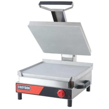 Imagem de Sanduicheira Elétrica Croydon Simples 1 Prensa Lisa SSGL, 110V