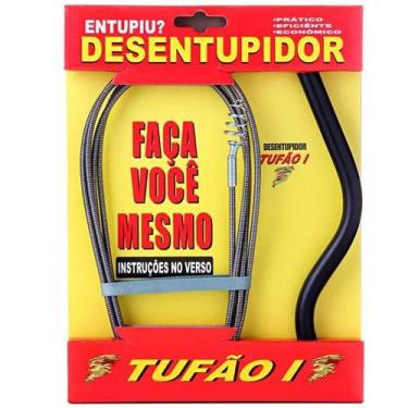 Imagem de Desentupidor Encanamento Manual Mola Para Cano Entupido Pia Esgoto Vas