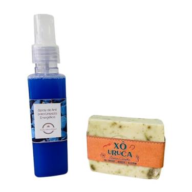 Imagem de Kit Limpeza Energética, Spray de Anil 120ml e Sabonete Xô Uruca 90g
