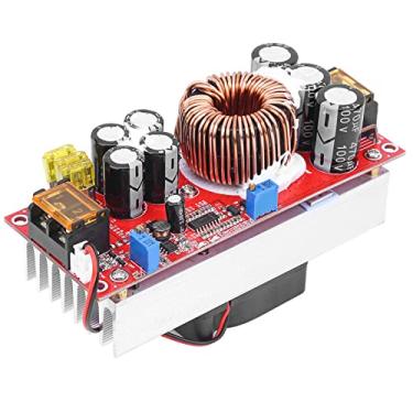 Imagem de Dioche DC-DC BOOST MODULE ADEPENTE CONVERSOR DE TOLATAGEM COM CONTROLE DE TEMPERATURA SMARTE 10-60V A 12-97V 1500W 30A A Fonte DE Alimentação para Lâmpadas Solares DE Rua e Aplicações DE Bricolage