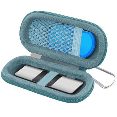 Imagem de Khanka Capa rígida para monitor de ECG AliveCor KardiaMobile, serve para KardiaMobile 6L/6L Max, dispositivo de eletrocardiograma pessoal de 6 condutores, estojo de armazenamento portátil para monitor