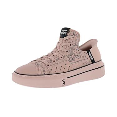 Imagem de Skechers Slip-ins femininos: Snoop One de couro premium - Duplo G, Blush rosa, 41