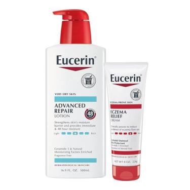 Imagem de Kit de cuidados com a pele Eucerin Advanced Repair Lotion 500mL + 240m