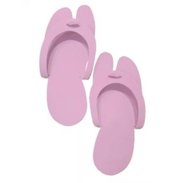 Imagem de Chinelos de Nuvem, Chinelo DescartáVel para SalãO, Manicures 100 Pares 1mm(Rosa Bebê)