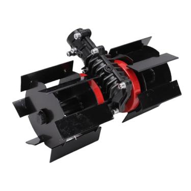 Imagem de Asixxsix 7 dentes roda de erva daninha, Harrow de arado universal de disco pesado, substituição de roda de arado profundo de ferro de alumínio para Trenching de Afloçamento