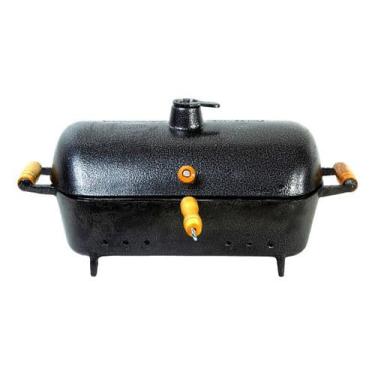 Imagem de Churrasqueira Bafo De Alumínio Fundido Batido Grosso Grande - DIVIFORT