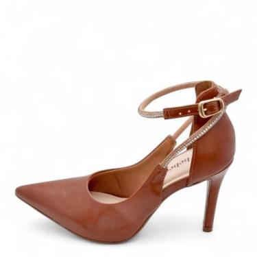 Imagem de Sapato Feminino Bebece Salto Alto REF: T9430-279 NAPA EGEU, Pecan, 36