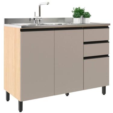 Imagem de Balcao para Pia 120 cm Andria 5596 Moveis Sul