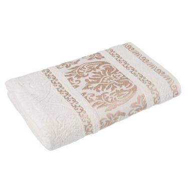 Imagem de Kit Toalha de Banho Gigante e Rosto 2 Pçs Ibiza Cavhome, Pérola