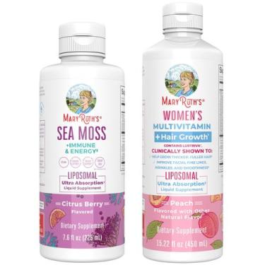 Imagem de MaryRuth Organics Sea Moss 225 ml e multivitamínico feminino 450 ml