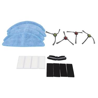 Imagem de Zhjvihx Escova Principal e Lateral do robô Aspirador de pó, Kit de Acessórios de Aspirador de pó Eficiente para Casa