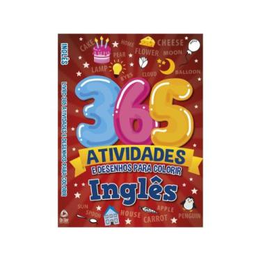 Imagem de Livro - Inglês Livro 365 Atividades e Desenhos para Colorir