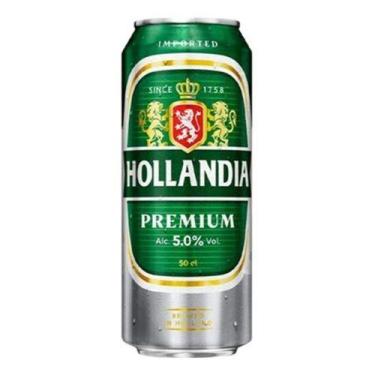 Imagem de Cerveja Premium Lager Hollandia 500ml - Pack Com 24 Und