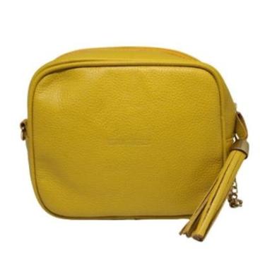 Imagem de BOLSA FEM. PEQUENA C/ MATELASSE C/ ALCA DE CORRENTE 75 AMARELO 2158 AM-Feminino