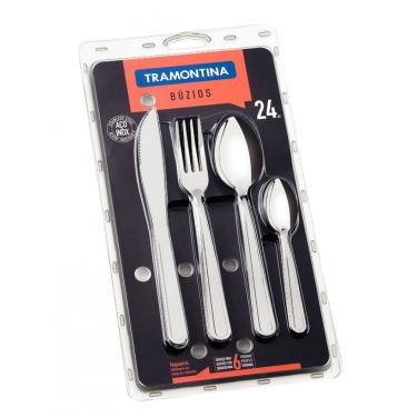 Imagem de Faqueiro Tramontina Búzios em  Inox 24 Peças