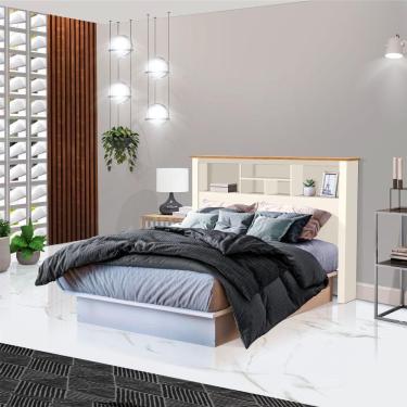 Imagem de Cabeceira Casal Zenit 1.40 Off White Nature