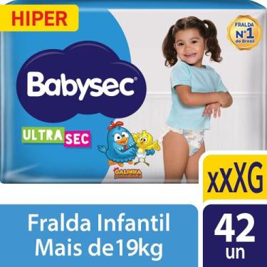 Imagem de Fralda Descartável Babysec Ultrasec Hiper Galinha Pintadinha XXXG 42 U