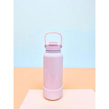 Imagem de Garrafa Termica 1000ml Com Base Protetora de Silicone Cintilante Dia a