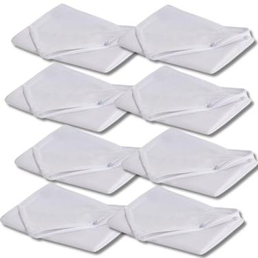 Imagem de Pack 8 Unidades Protetor de Travesseiro Impermeável Zíper Hotel Pousada