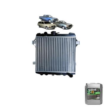 Imagem de Kit Radiador GM Chevette S/Ar TDS + Aditivo Radiador Paraflu Verde 20 Litros