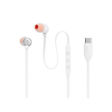 Imagem de Fone de Ouvido JBL Tune 310C USB-C In Ear Branco - LT310C