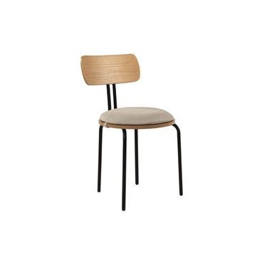 Imagem de Cadeira Jade Preta e Cinza - Westwing Collection Preto