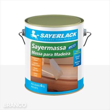 Imagem de Massa Para Madeira Correção Calafetar Sayelack 6Kg e 1,5kg Cores Cor:B