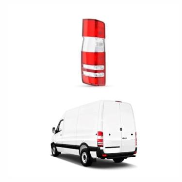 Imagem de Lanterna Traseira Mb Sprinter 2012 Até 2020 Bicolor Lado Esquerdo Motorista