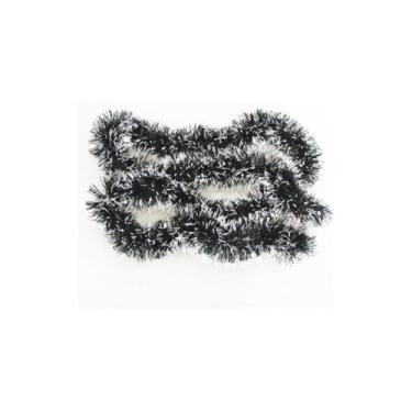 Imagem de Festão de Natal Verde Nevado, PVC e Arame, 2m x 9cm, Decoração Natalina, 1 Unidade