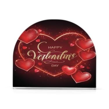 Imagem de Qilmy Porta-guardanapos acrílico coração dia dos namorados, suporte de guardanapo de coquetel de plástico transparente para mesas de restaurante de cozinha, 2 peças