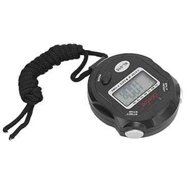 Imagem de aqxreight Cronômetro Eletrônico Tela LED Tela Multifuncional Cronômetro Esportivo Temporizador para Competições de Atletas de Treinamento Físico Operação Simples Fácil Aperto de Design Preciso e