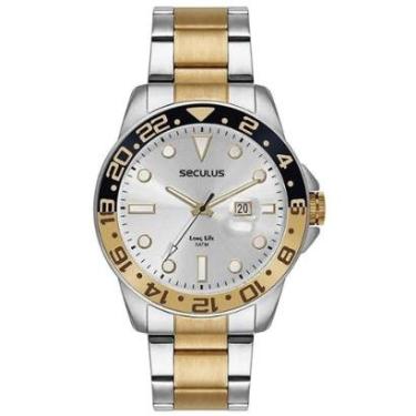Imagem de Relógio Seculus Masculino 44210GPSVBA5 Prata-Masculino