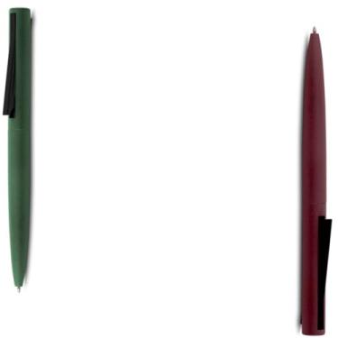 Imagem de Caneta Esferográfica Retrátil escrita em Azul moderna, Plástico, 0.5mm, Ambidestra, 1 Unidade (kit 2)