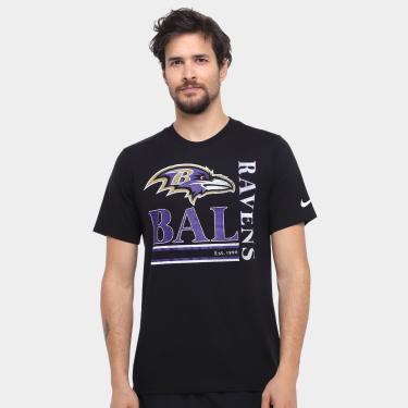 Imagem de Camiseta Nike NFL Baltimore Ravens Triblend Logo Masculina-Masculino