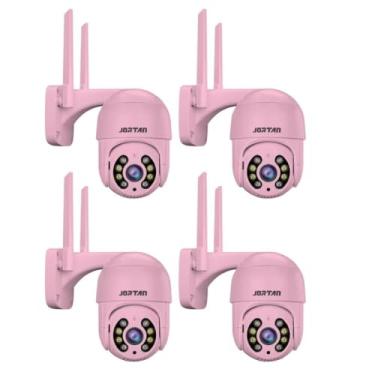 Imagem de ANJ.GG Câmera de Segurança Interna/Externa, Estilo Domo, 1080p HD, Detecção de Movimento, Monitoramento Residencial, A8, Wi-Fi/Com Fio, Visão Noturna, AC/DC, Wi-Fi, Controle por Aplicativo