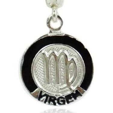 Imagem de Berloque Charm Signo Zodiaco Prata Legitima 925 - La&Ny Pratas, 2, Vir