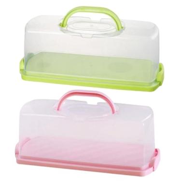 Imagem de Bothyi Conjunto de 2 caixas retangulares para pão, ideais para guardar pão de forma e Perfeitas para formaturas.