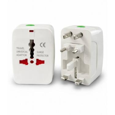 Imagem de Adaptador De Tomada Universal Para viagens 10A 250V 4 Adaptadores Internacionais - CAR-678
