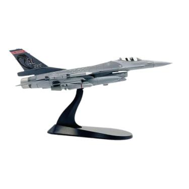 Imagem de Fenteer Avião de brinquedo modelo caça, escala 1/72, para crianças, ideal para decoração de prateleira, escritório ou lareira.