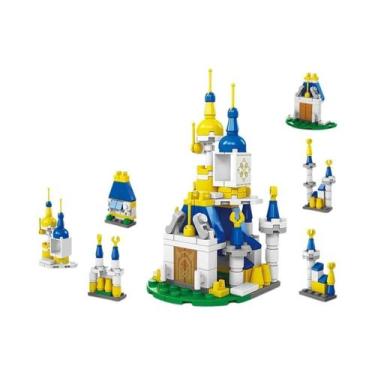 Imagem de Conjunto De Blocos De Montar 6 Em 1: Dinossauro, Polícia, Caminhão De 