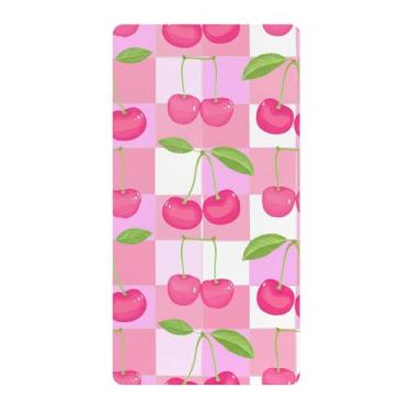 Imagem de xigua Lençol de berço de algodão Cherries para meninas e meninos, macio e respirável, adequado para berço padrão e cama de criança pequena